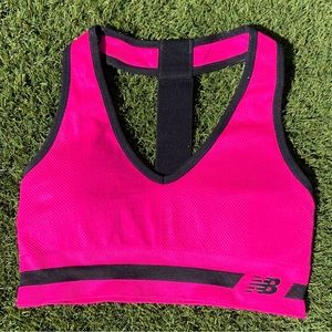 Women’s Pink New Balance  Sports Bra